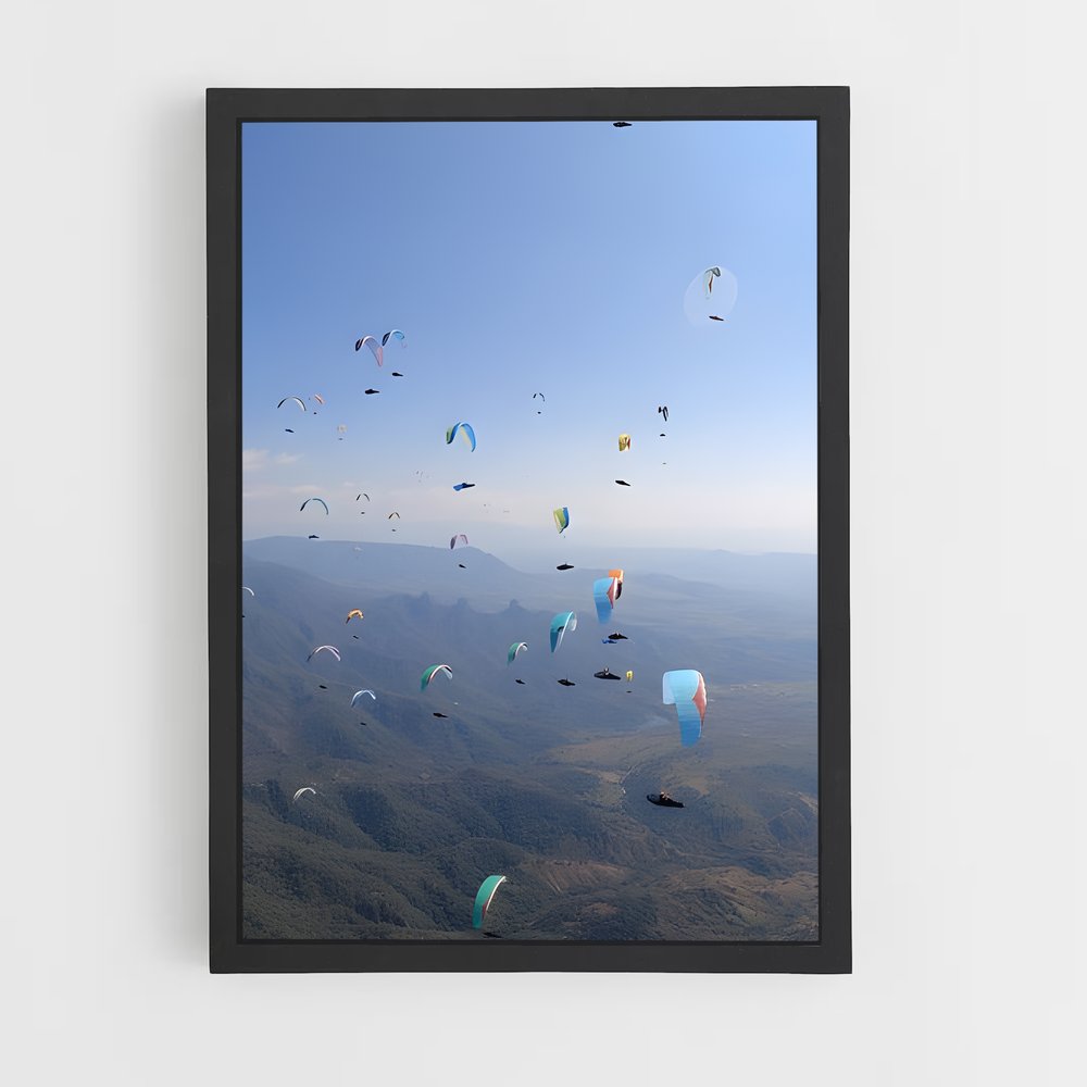 Poster Para-Passion – affiche Parapente (vue 2)